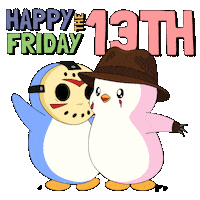 Friday The 13Th Penguin Sticker by Pudgy Penguins