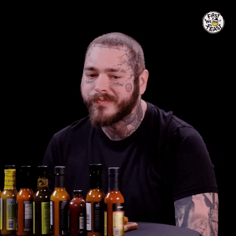 Post Malone Hot Ones GIF by First We Feast