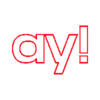 aystudios design red brand photography Sticker