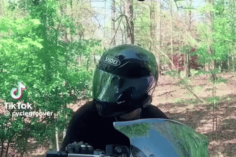 Stop Biker GIF