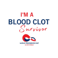 WorldThrombosisDay survivor warrior pe wtd Sticker