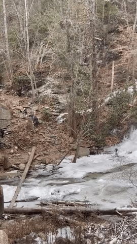 'A Sight to See': Tennessee Waterfall Coated in Ice as Temperatures Plunge
