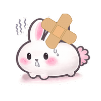 Sad Get Well Soon Sticker by tururi