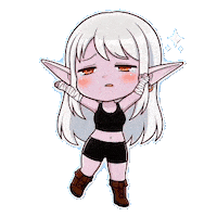 Tired Dark Elf Sticker