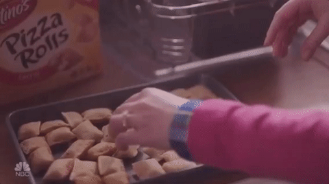 pizza rolls snl GIF by Saturday Night Live