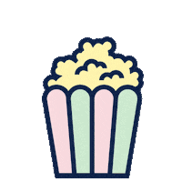 Movie Theater Popcorn Sticker by SASSY SAV