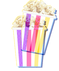 cinema popcorn Sticker