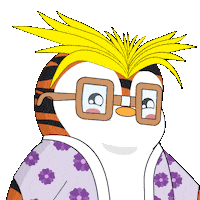 Happy Animal Kingdom Sticker by Pudgy Penguins