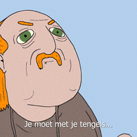 Aanenmatig grappig animatie piet rolf GIF