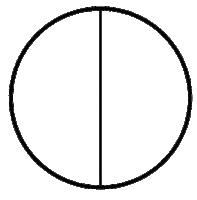 Circle Sticker by Maze Interior