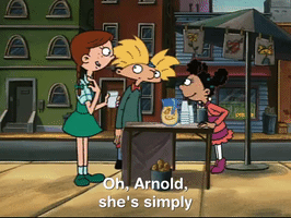 hey arnold nicksplat GIF