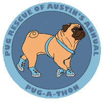 Pra Sticker by Pug Rescue of Austin