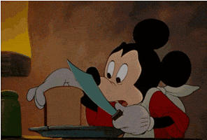 sad mickey mouse GIF