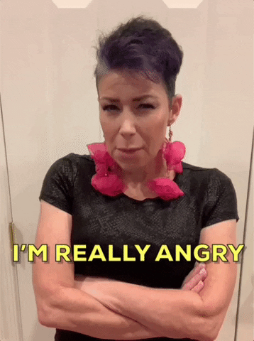Angry GIF by Nika Stewart