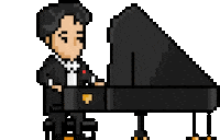 Conductor Pianist Sticker