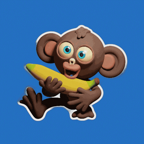 Hungry Monkey GIF