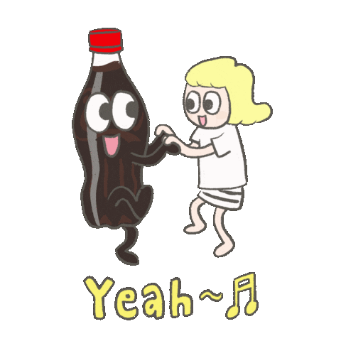 댄스 코카콜라 Sticker