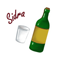 olayapedrayes asturias sidra chigre comida asturiana Sticker