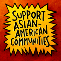 Asian-Americans Support GIF by Sarah The Palmer