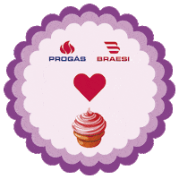 Sweets Cupcake Sticker by Progás e Braesi