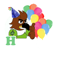 Birthday Condor Sticker by desing casc