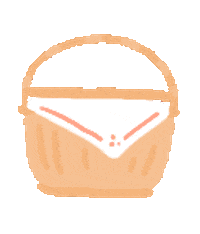 Basket Picnic Sticker
