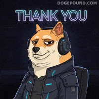 Crypto Thank You GIF by Doge Pound