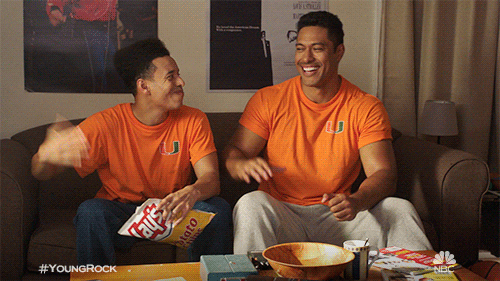 The Rock Friends GIF by NBC