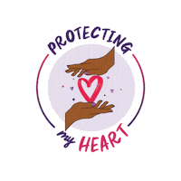 Deep Breath Heart Sticker