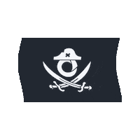 Atlantbh flag pirate teambuilding abh Sticker