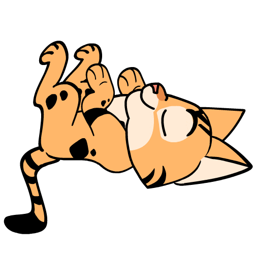 Tired Bengal Sticker