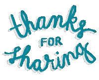 Thanks For Sharing Thank You Sticker by Amazon Photos