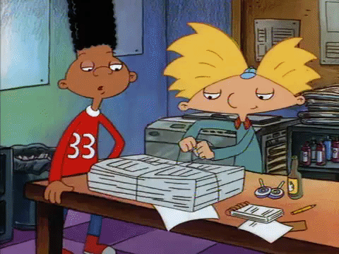 hey arnold nick splat GIF