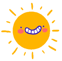 Happy Good Vibes Sticker by Eledraws (Eleonore Bem)