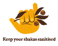 Staysanitized Sticker by Brookie's Gin