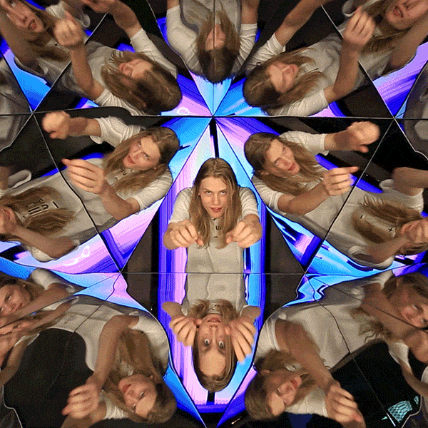 photobooth portrait kaleidoscope timeframe GIF