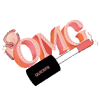 Beauty Omg Sticker by Quickfx