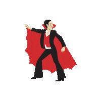 Dracula Sticker by Harveys Seatbelt Bag