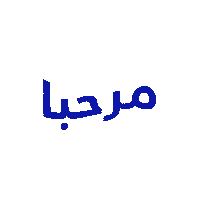Ranaez hello hi blue greetings Sticker