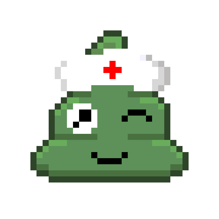 Art Shitting Sticker by Poopies.io