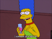 marge simpson smoking GIF