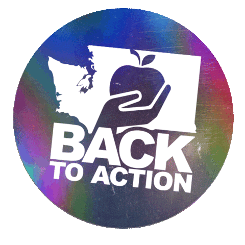 backtoaction volunteer volunteering prove it food bank Sticker