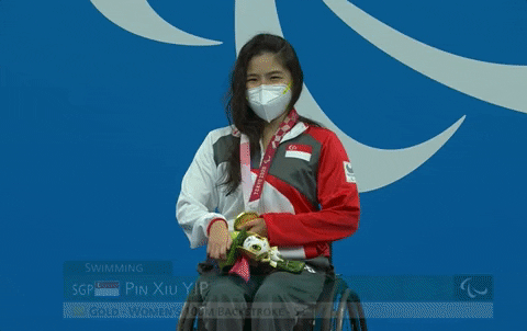 Gold Medal Win GIF by International Paralympic Committee