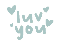 I Love You Hearts Sticker by Knibbles x Klick Singapore
