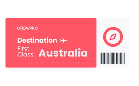 Travel Plane Sticker by GrowPro Experience