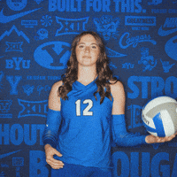 Ncaa Volleyball Go Cougs GIF by BYU Cougars