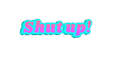 Sush Shut Up Sticker by ArtTixo