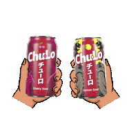 ChuLo_drinks party celebration celebrate cheers Sticker