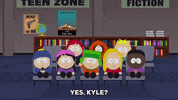 kyle broflovski group GIF by South Park 