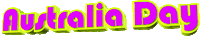 text australiaday Sticker